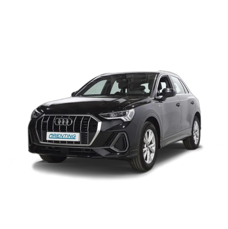 Renting Audi Q3 35 TDI S line quattro S tronic 110kW Negro