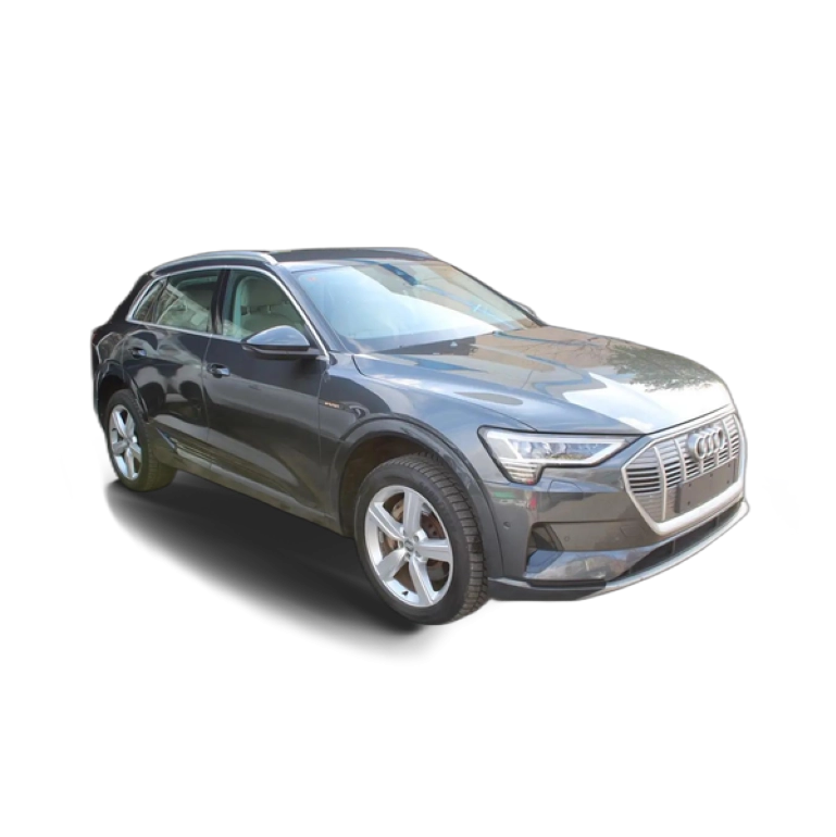 Renting Audi e-tron 55 quattro Advanced Gris 2