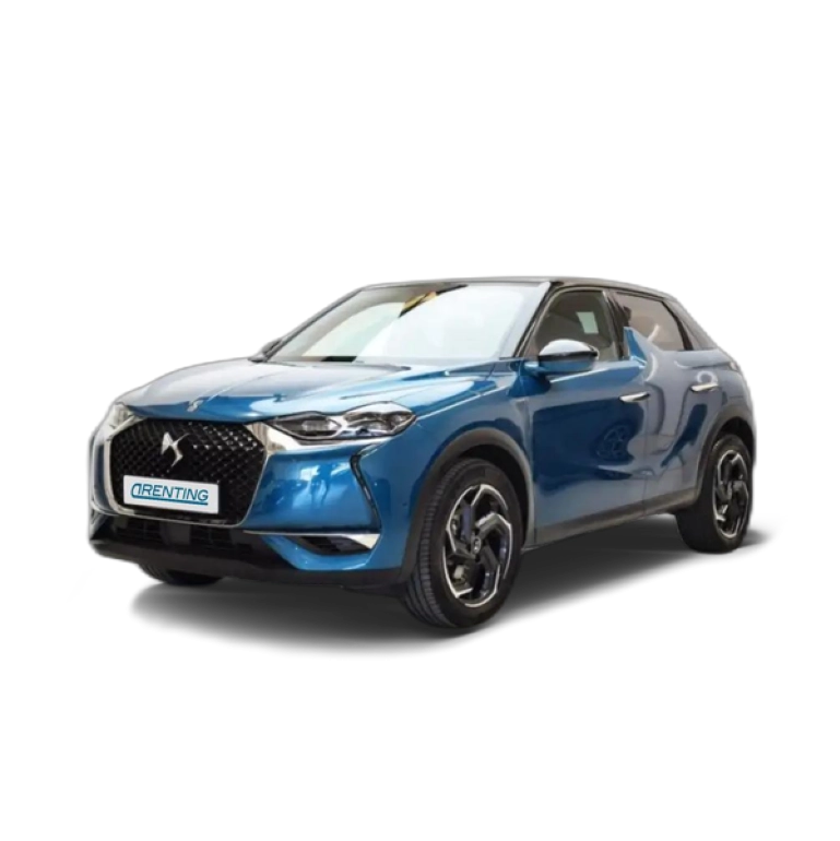 Renting DS Automobiles DS 3 Crossback BlueHDi Grand Chic 130 Aut. Azul