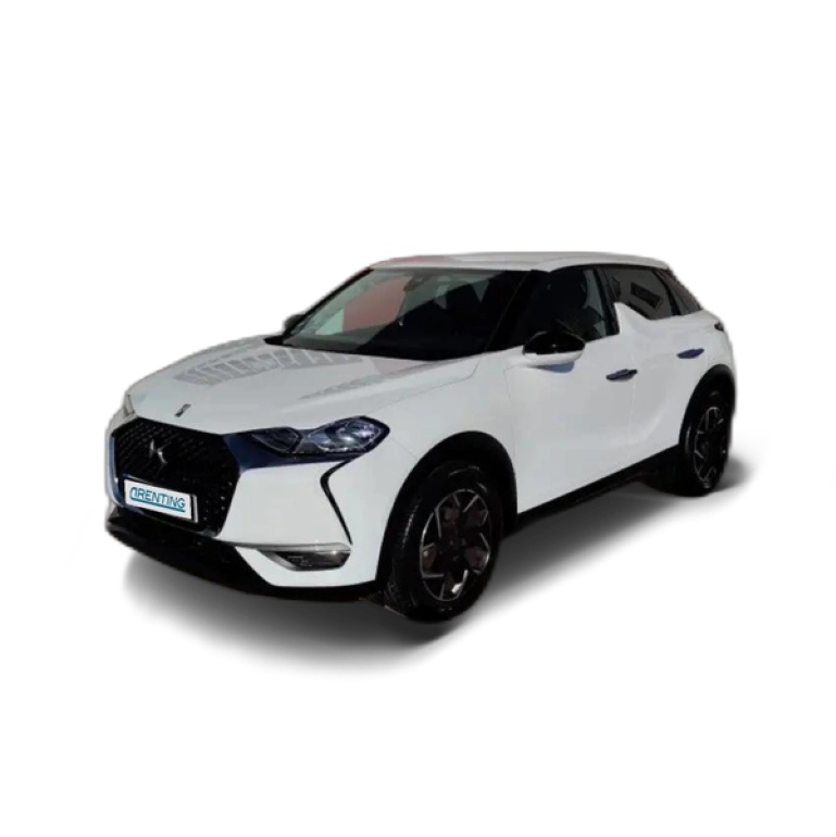 Renting DS Automobiles DS 3 Crossback BlueHDi So Chic 100 Blanco