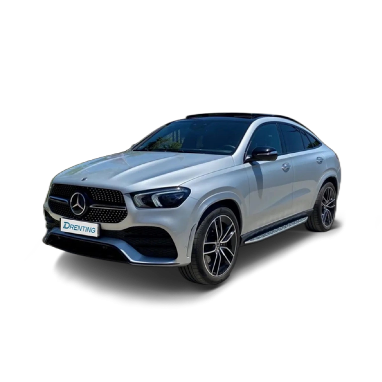Renting Mercedes-Benz GLE 400 Coupé 400d 4Matic Aut. Plateado