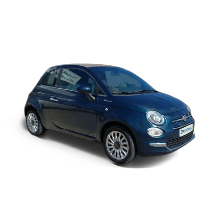 Renting Fiat 500 Dolce Vita Azul 1