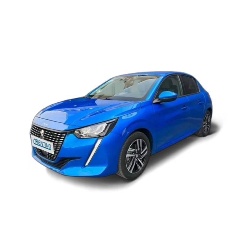 Renting Peugeot 208 PureTech 73kW (100CV) Allure Azul