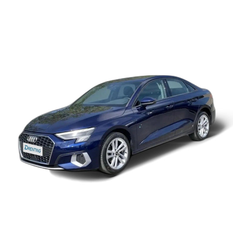 Renting Audi A3 Sedán 35 TFSI Advanced S tronic Azul 1