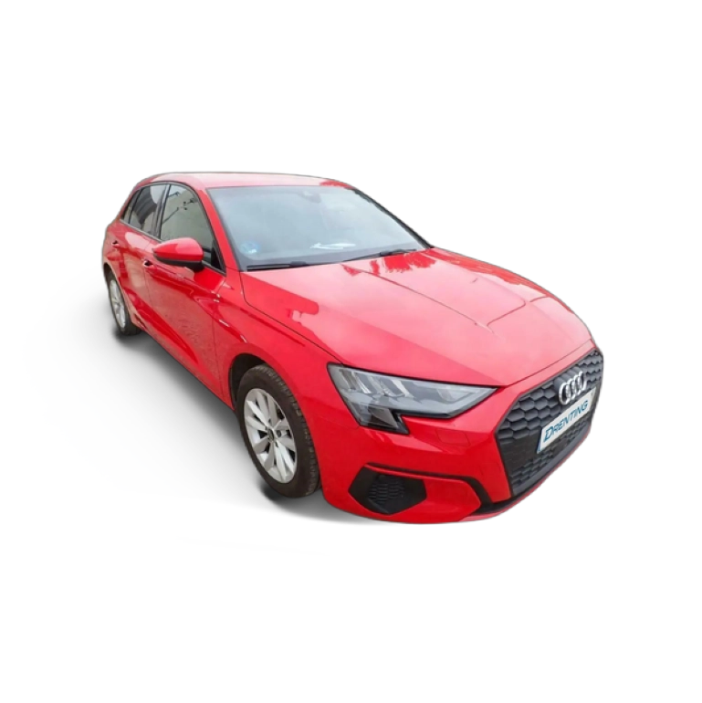 Renting Audi A3 Sportback 30 TFSI S tronic Rojo