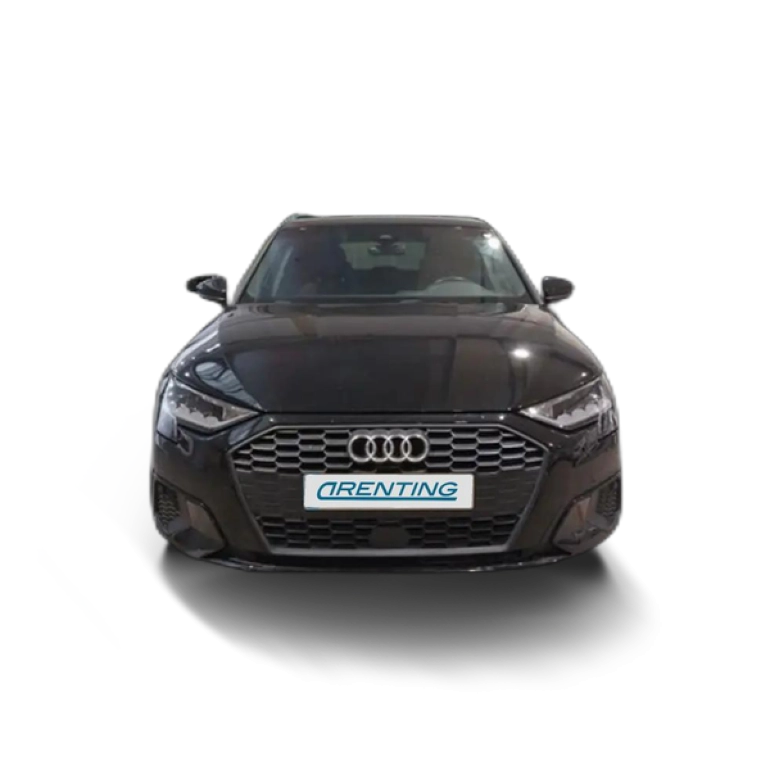 Renting Audi A3 Sportback 30 TFSI S tronic Negro