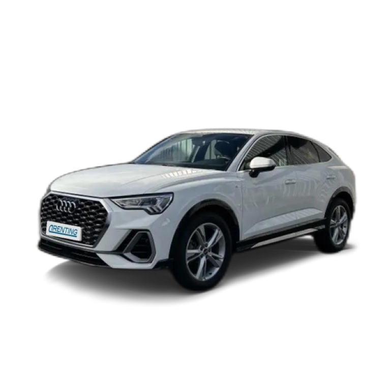 Renting Audi Q3 Sportback 35 TDI S line S tronic Blanco