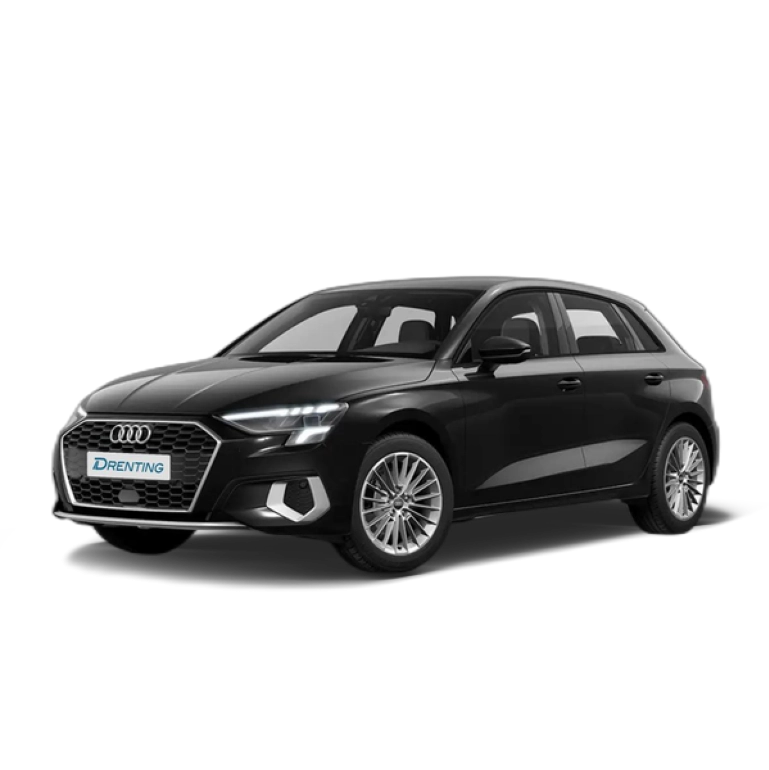 Renting Audi A3 Sportback 35 TFSI Advanced Negro