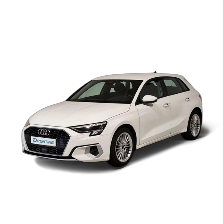 Renting Audi A3 Sportback 35TDI Advanced S tronic Blanco