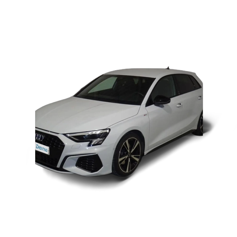 Renting Audi A3 Sportback 35TDI Black line S tronic Blanco