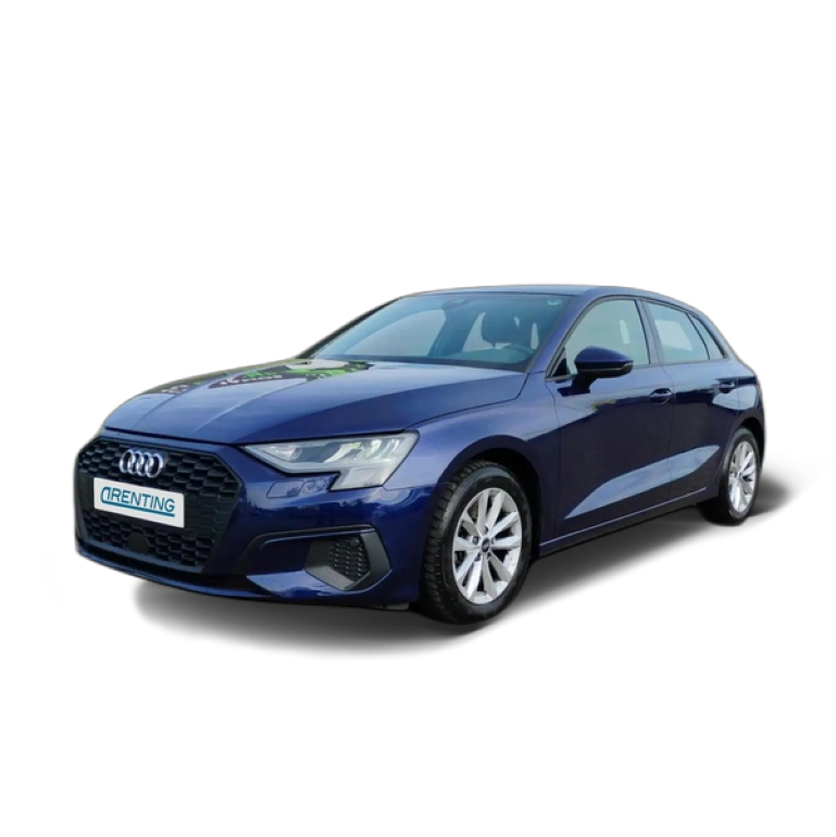 Renting Audi A3 Sportback 35TDI S tronic Azul 1