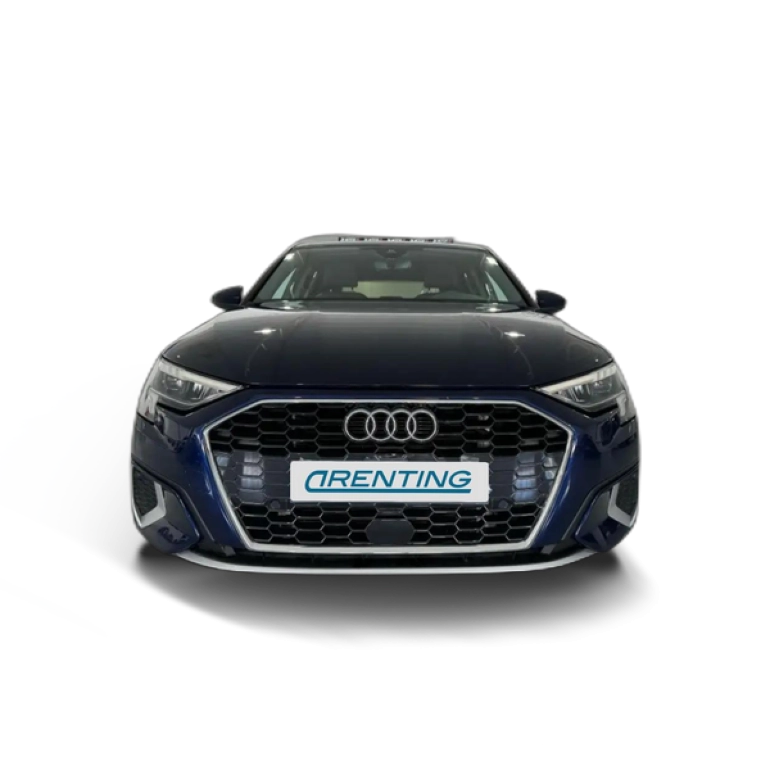 Renting Audi A3 Sportback 40 TFSIe Advanced S tronic Azul