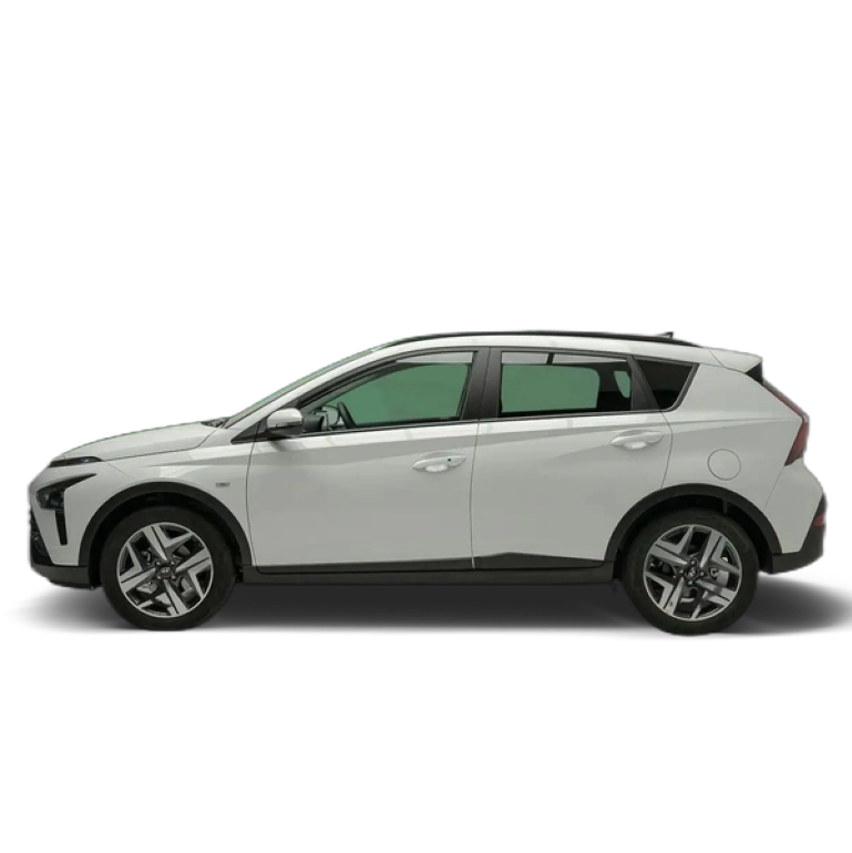Renting Hyundai BAYON TECNO 1.0 TGDI 48V 100 CV 5P Blanco