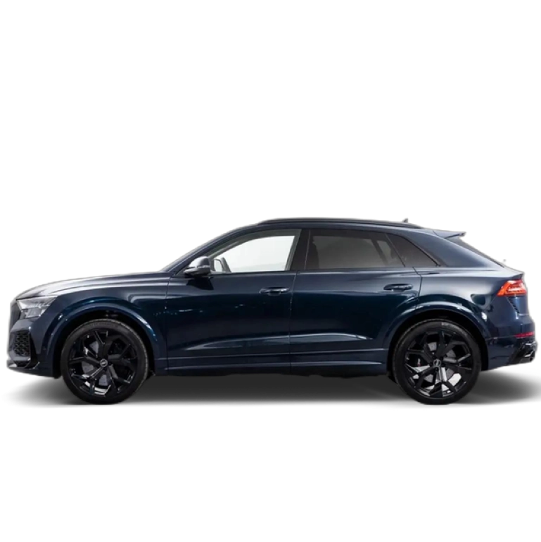 Renting Audi RS Q8 TFSI quattro tiptronic Azul