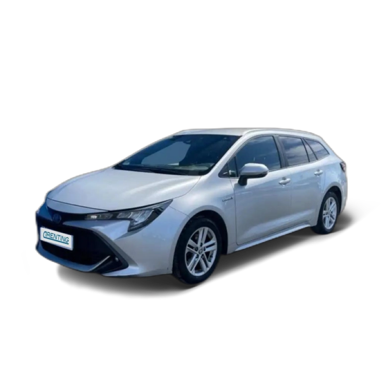 Renting Toyota Corolla Touring Sports 125H Business Plus Plateado