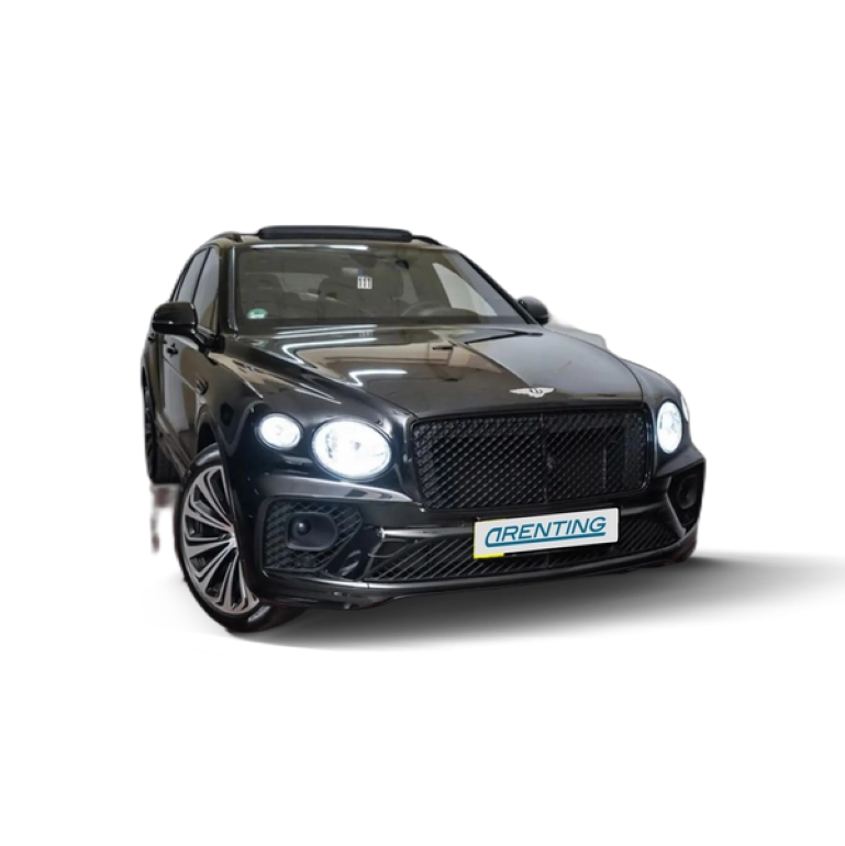 Renting Bentley Bentayga V8 Negro