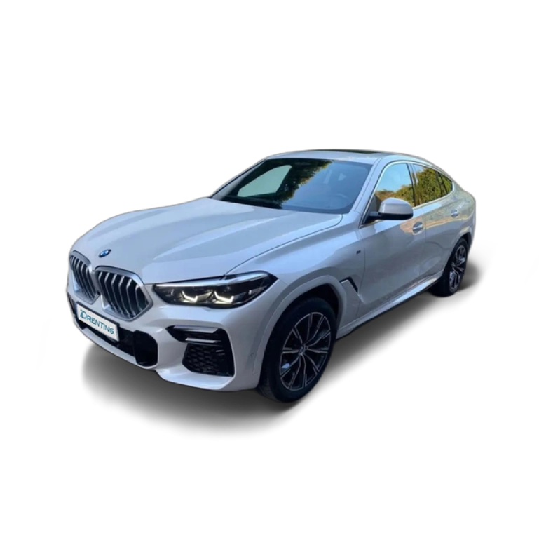 Renting BMW X6 xDrive 40dA Blanco