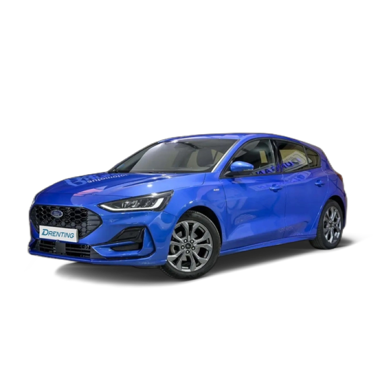 Renting Ford Focus 1.0 Ecoboost MHEV 92kW STLine Auto Azul