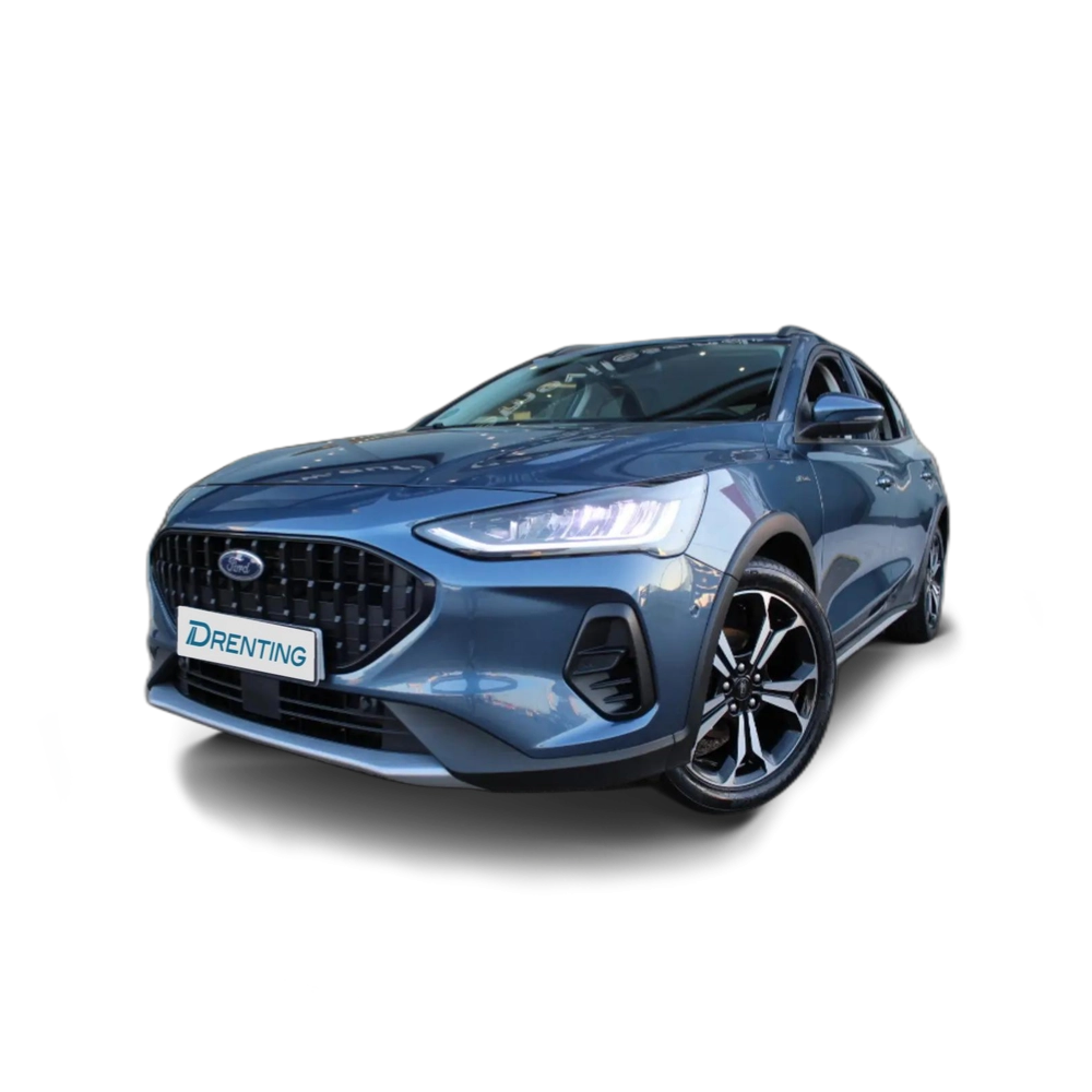 Renting Ford Focus 1.0 Ecoboost MHEV Active 155 Azul