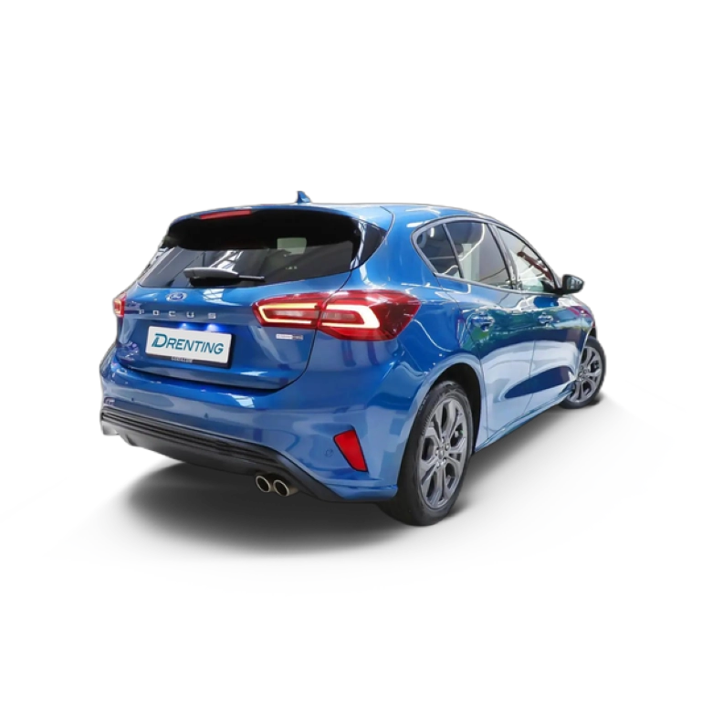 Renting Ford Focus 1.0 Ecoboost MHEV ST-Line 155 Azul 1