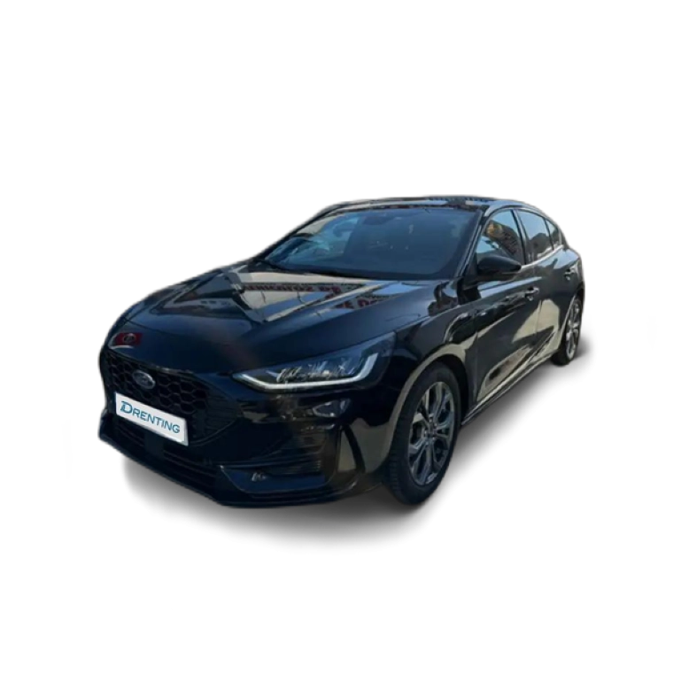 Renting Ford Focus 1.0 Ecoboost MHEV ST-Line 155 Negro