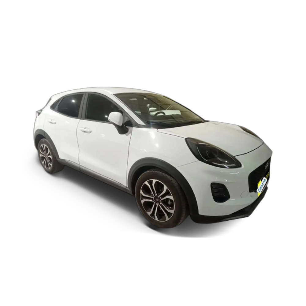 Renting Ford Puma 1.0 EcoBoost MHEV Titanium Aut. 125 Blanco