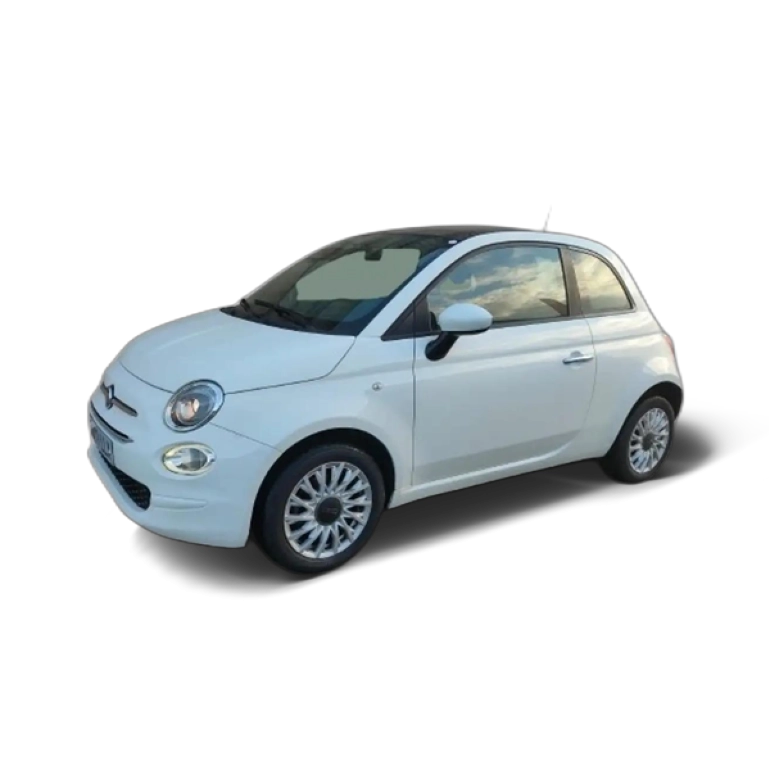 Renting Fiat 500 1.0 GSE Launch Edition Blanco