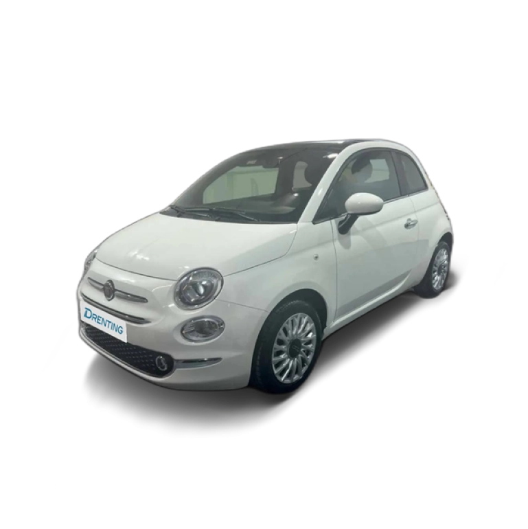 Renting Fiat 500 1.0 Hybrid 51KW (70 CV) Dolcevita Blanco 1