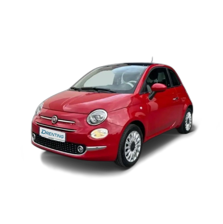 Renting Fiat 500 1.0 Hybrid 51KW (70 CV) Dolcevita Rojo 4