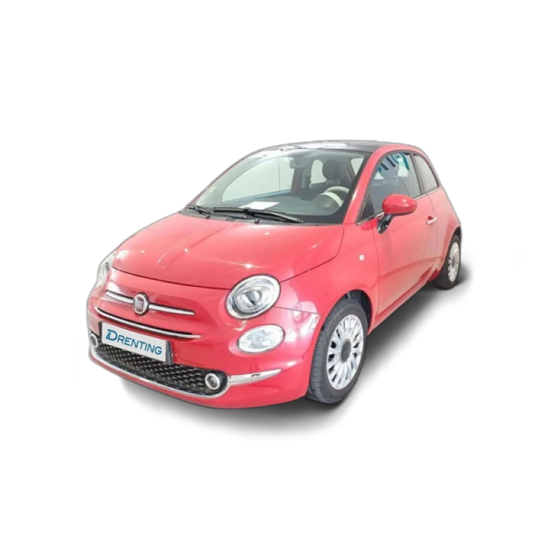 Renting Fiat 500 1.0 Hybrid 51KW (70 CV) Dolcevita Rojo 3
