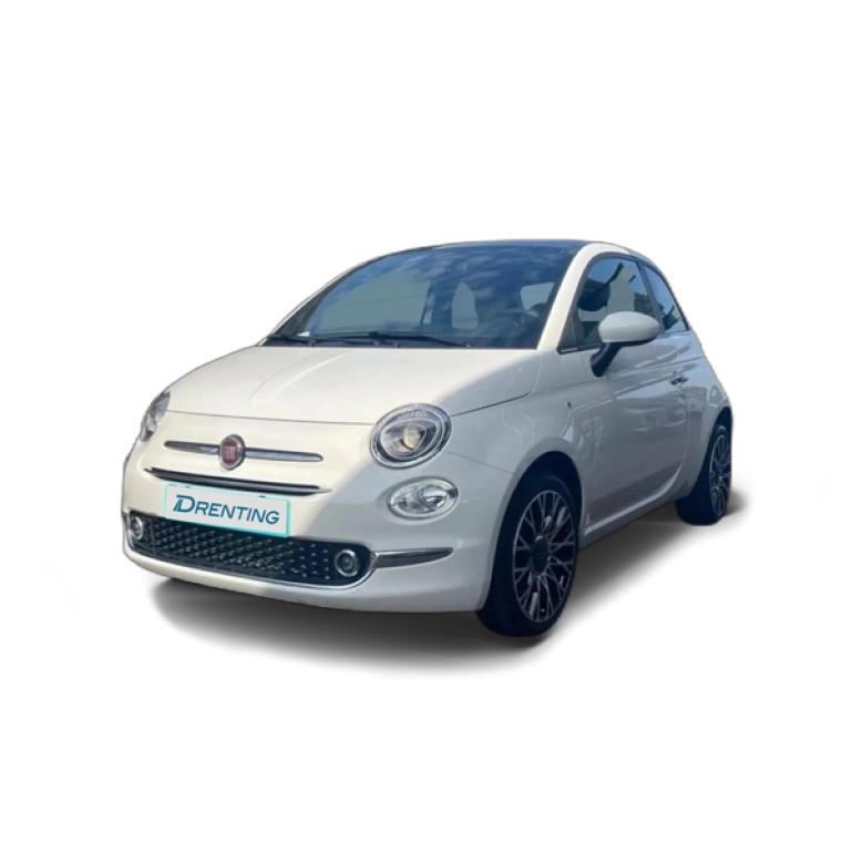 Renting Fiat 500 1.0 Hybrid 51KW (70 CV) Dolcevita Blanco 3