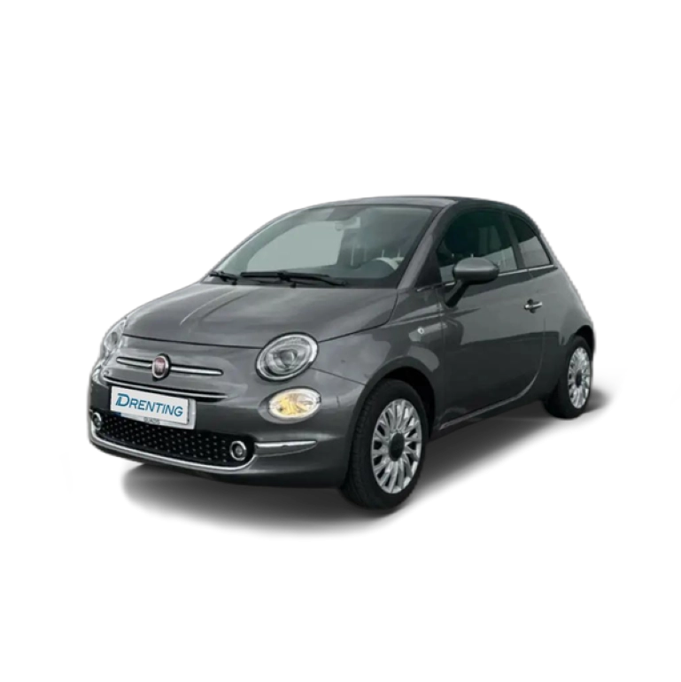 Renting Fiat 500 1.0 Hybrid 51KW (70 CV) Monotrim Gris