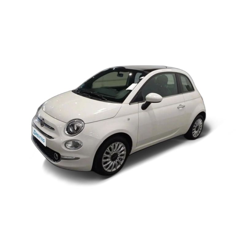 Renting Fiat 500 1.0 Hybrid 51KW (70 CV) Monotrim Blanco 2