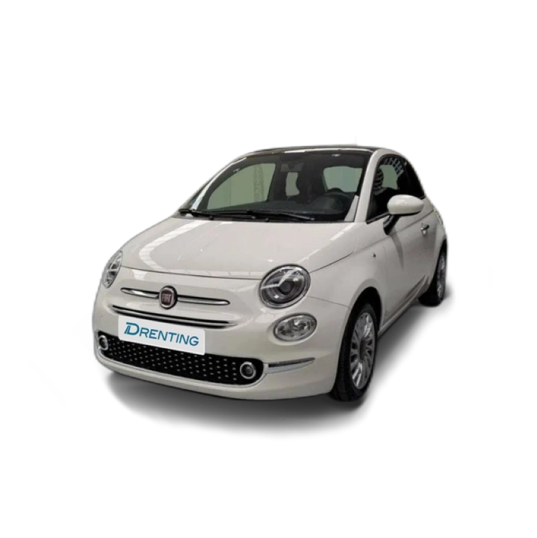 Renting Fiat 500 1.0 Hybrid 51KW (70 CV) Monotrim Blanco 1