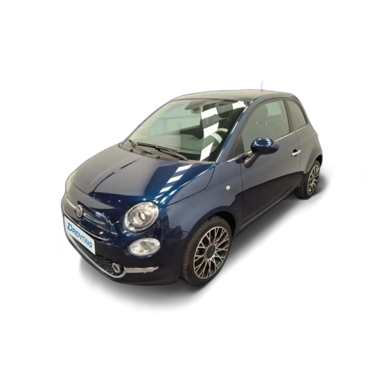 Renting Fiat 500 1.0 Hybrid 51KW (70 CV) Monotrim Azul