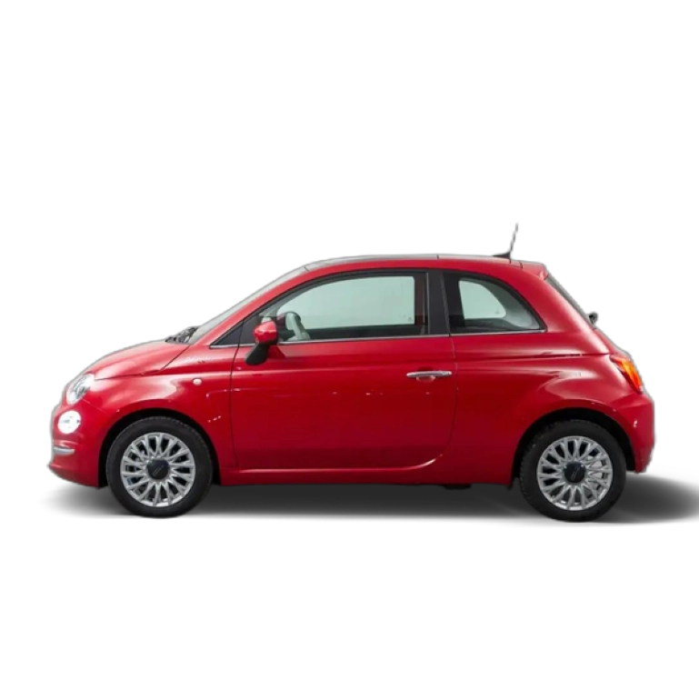 Renting Fiat 500 1.0 Hybrid Dolcevita 52kW Rojo 1
