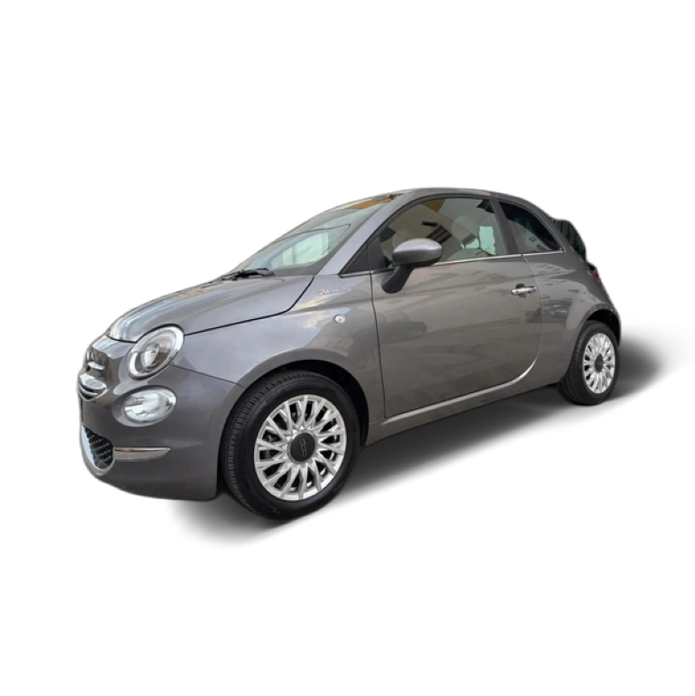 Renting Fiat 500 1.0 Hybrid Dolcevita 52kW Gris 1