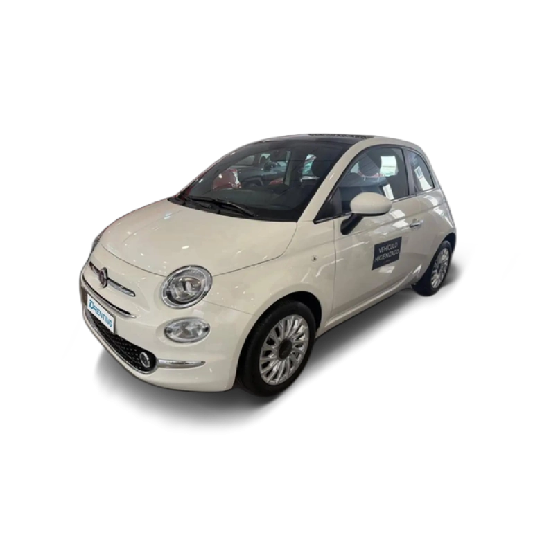 Renting Fiat 500 1.0 Hybrid Dolcevita 52kW Blanco
