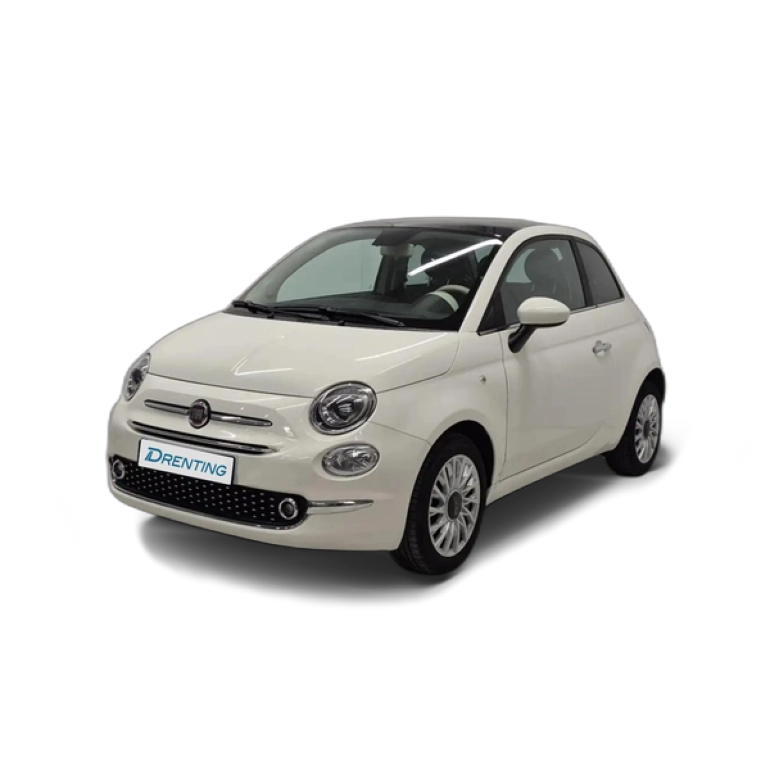 Renting Fiat 500 1.0 Hybrid Monotrim 52kW Blanco