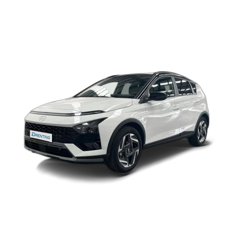 Renting Hyundai BAYON 1.0 TGDI 74kW (100CV) 48V Tecno Blanco