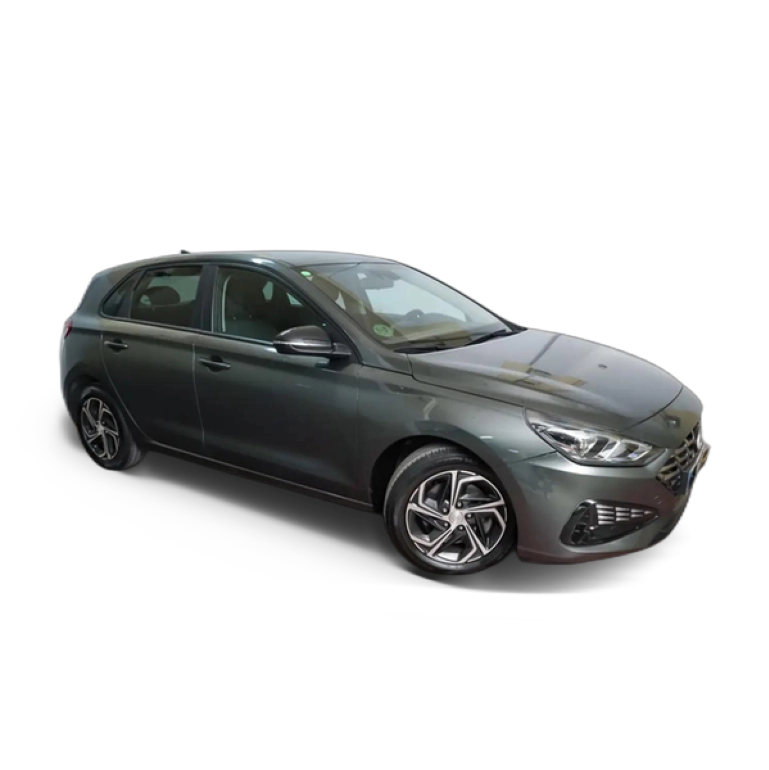 Renting Hyundai i30 1.0 TGDI Klass LR 48V 120 Gris