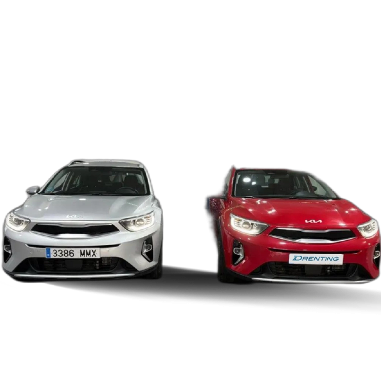 Renting Kia Stonic 1.0 TGDi MHEV MT Drive Plateado