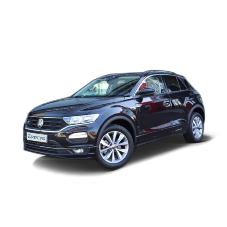 Renting Volkswagen T-Roc 1.0 TSI Advance R-line 81kW Negro