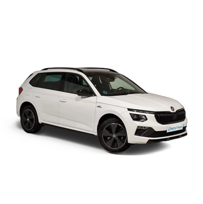 Renting Skoda Kamiq 1.0 TSI Monte Carlo 85kW DSG7 Blanco