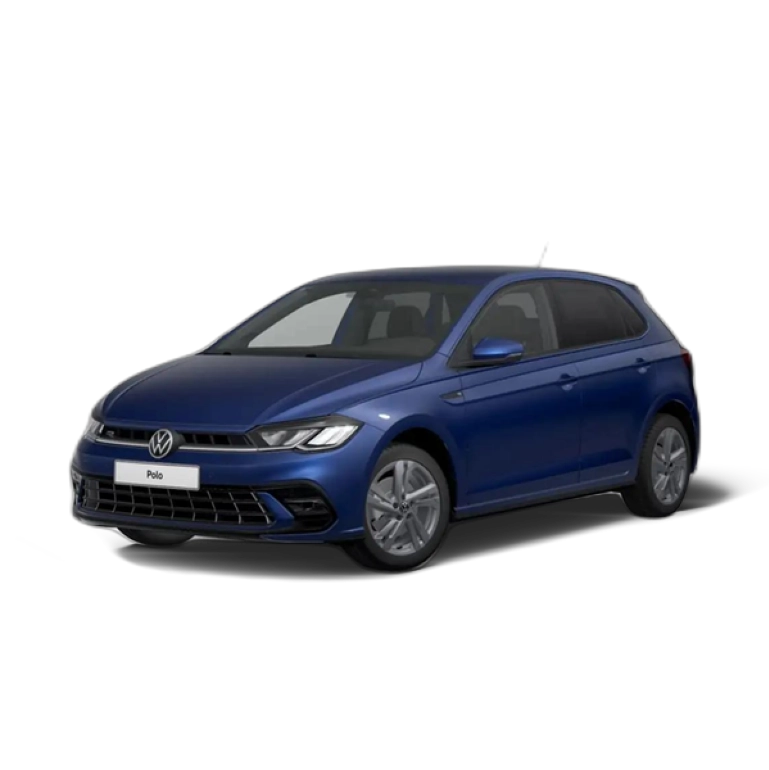 Renting Volkswagen Polo 1.0 TSI R-Line DSG 81kW Azul