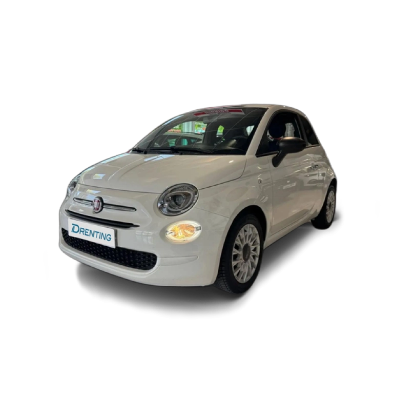 Renting Fiat 500 1.0i 70CV CULT HYBRID.- » IMPECABLE «.- » BAJO CON Blanco