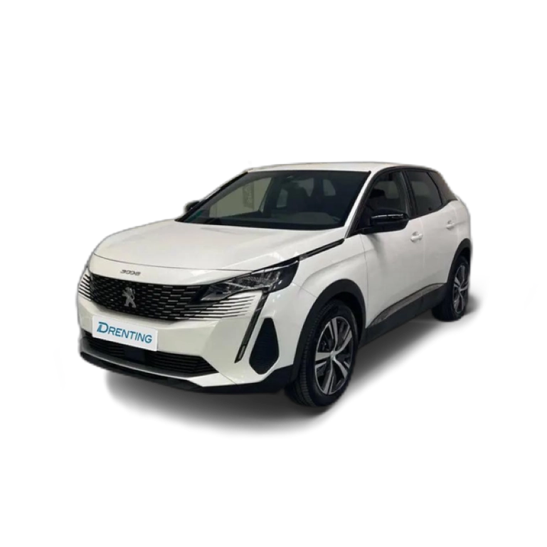 Renting Peugeot 3008 1.2 100KW  eDCS6 Allure Pack Blanco 1