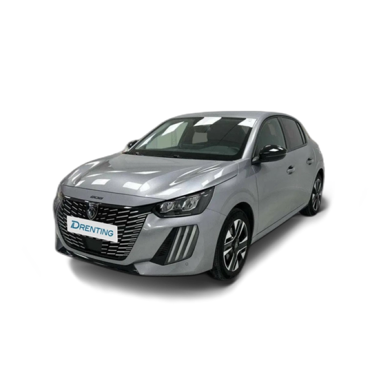 Renting Peugeot 208 1.2 Hybrid Allure e-DCS6 100 Gris