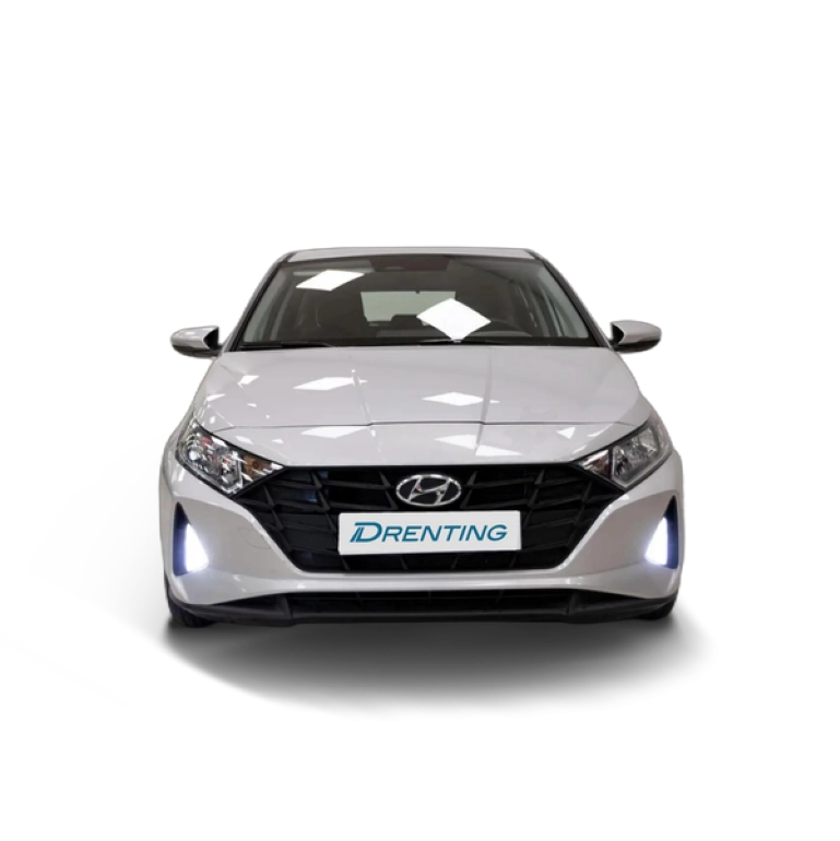 Renting Hyundai i20 1.2 MPI Klass Plateado