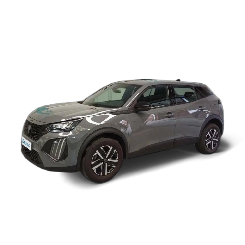 Renting Peugeot 2008 1.2 PureTech S&amp;S Active 100 Gris 1